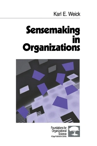 Okładka książki Sensemaking in Organizations - Karl E. Weick